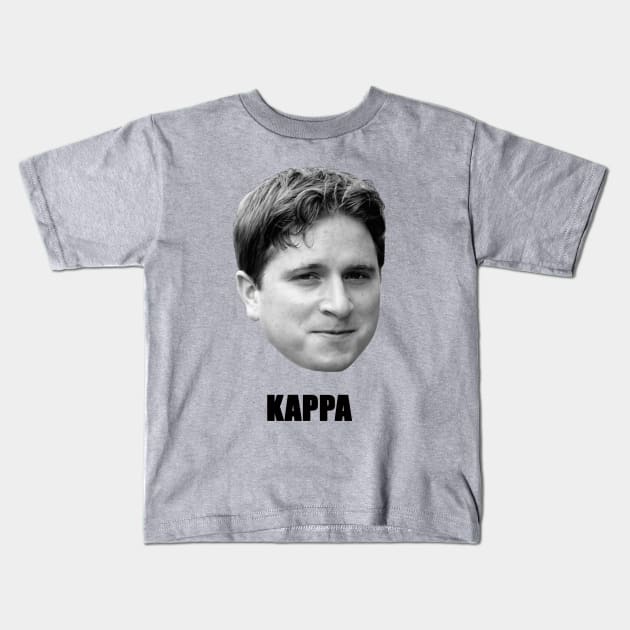 Kappa (Black Text) Kids T-Shirt by rubernek